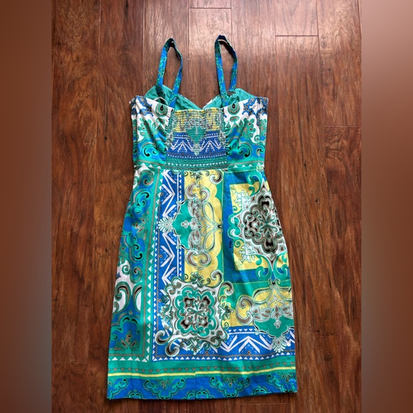 Hale Bob Dresses & Skirts - Multicolored Paisley Print Mini Dress Women’s Size Medium Hale Bob